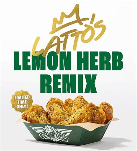 Lemon herb remix wingstop - Wingstop kicked off a collaboration with hip hop star Latto, and celebrated the launch at a party in Miami during Rolling Loud.. In a lemon dress – nodding to her very own new flavor, Latto’s Lemon Herb Remix – she celebrated the collab alongside some of the industry’s best including Flo Milli, TiaCorine, Maiya the Don and of course her sister …